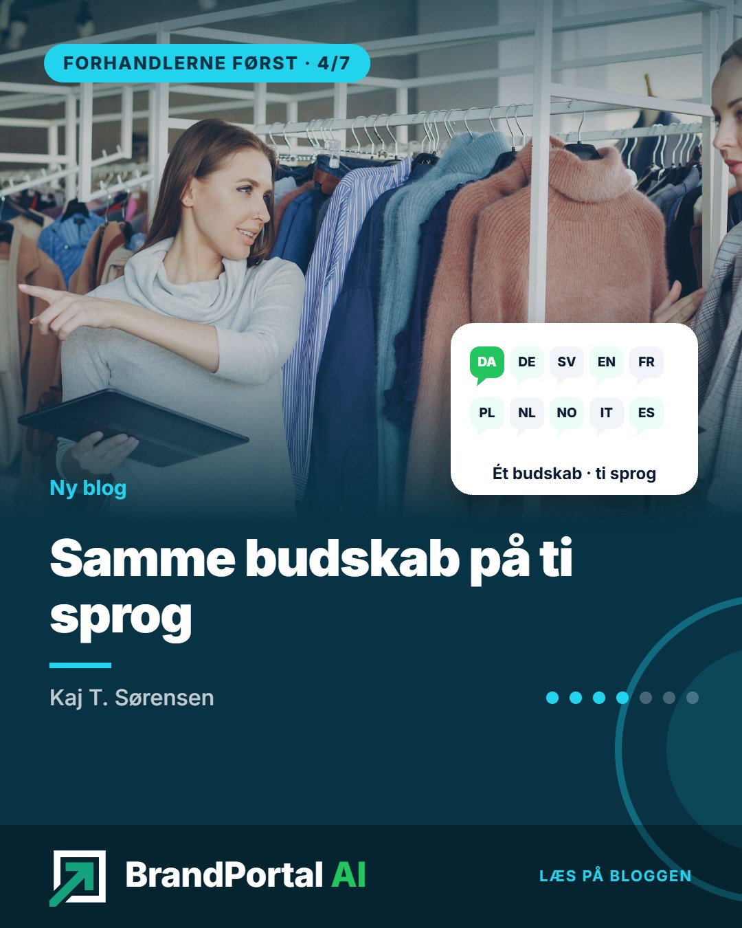 Samme budskab på ti sprog